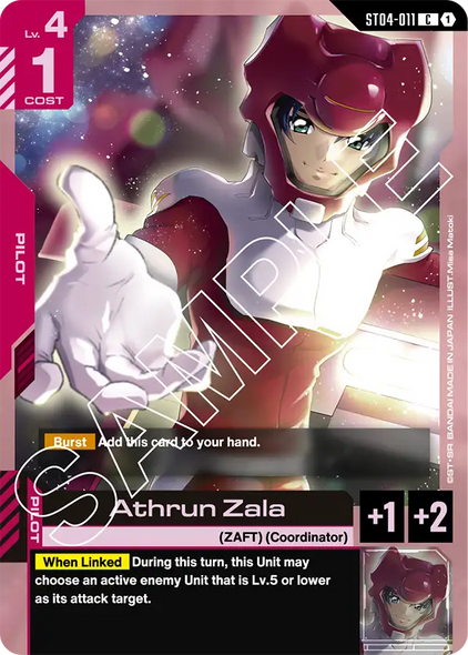 ST04-011, C, Athrun Zala