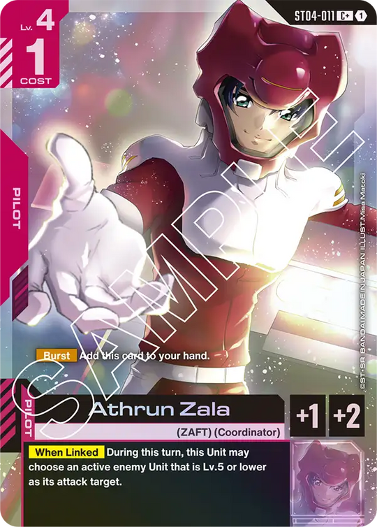 ST04-011, C, Athrun Zala (Alternate Art)