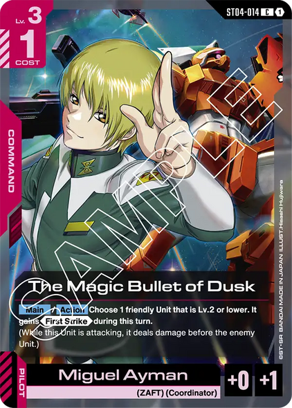 ST04-014, C, The Magic Bullet of Dusk