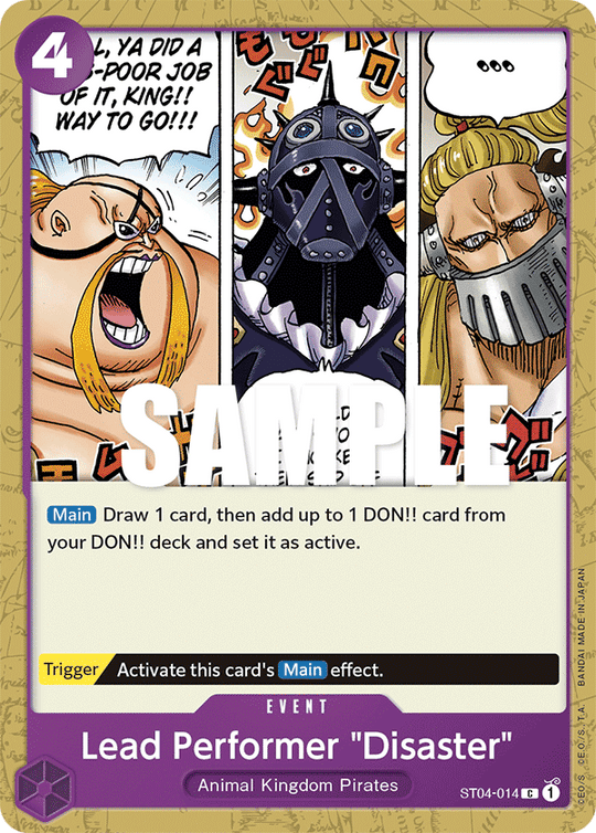 ST04-014, C, Lead Performer "Disaster" (Reprint)