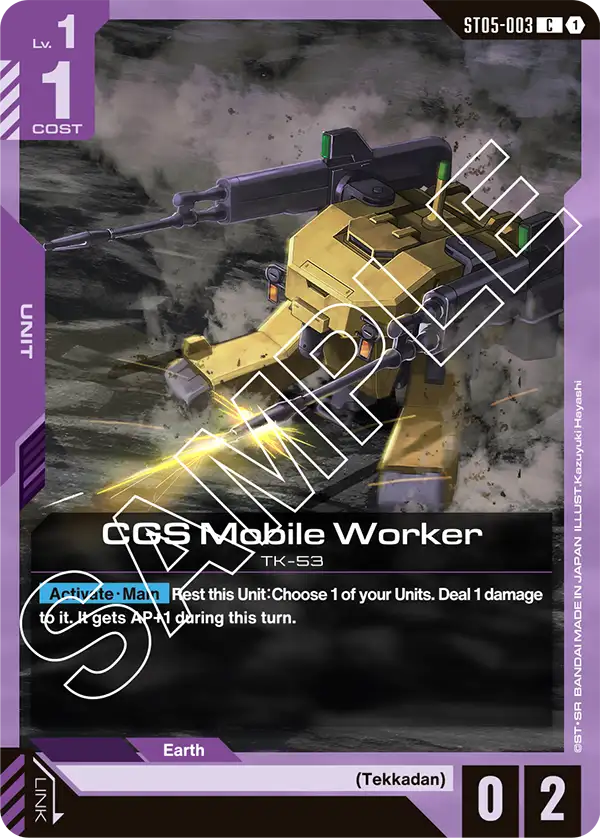 ST05-003, C, CGS Mobile Worker