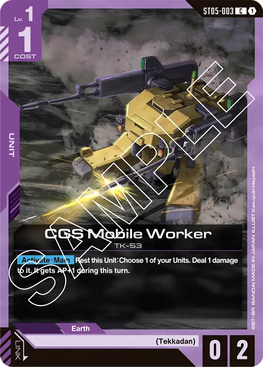 ST05-003, C, CGS Mobile Worker