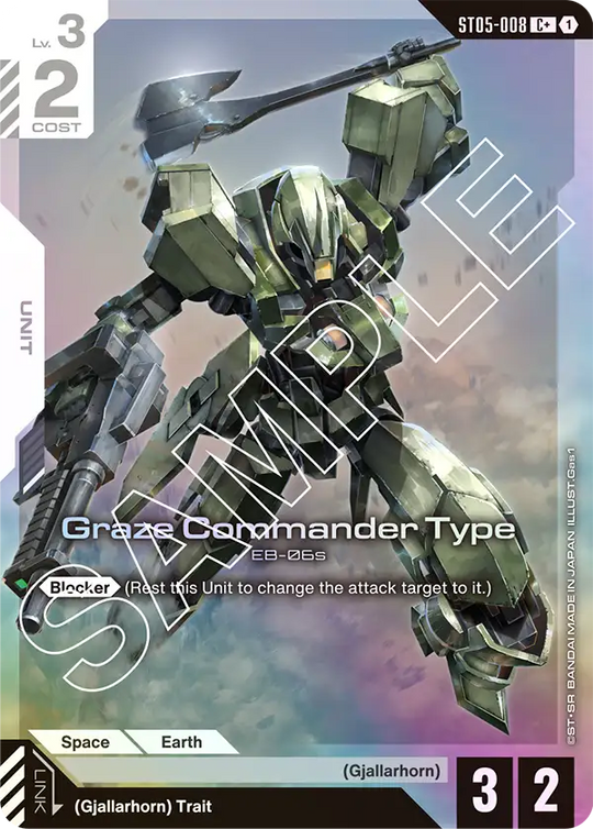 ST05-008, C, Graze Commander Type (Alternate Art)