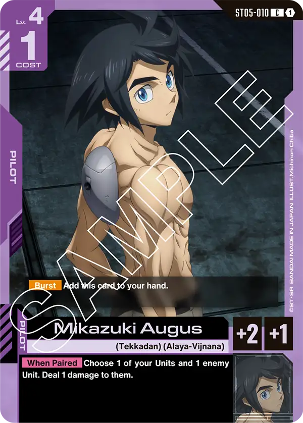 ST05-010, C, Mikazuki Augus