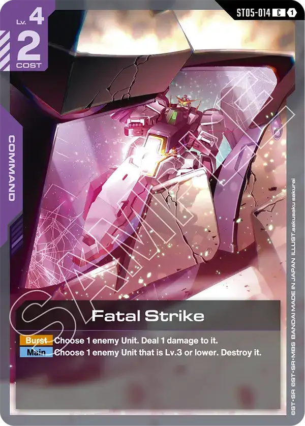 ST05-014, C, Fatal Strike (ST07 Reprint)