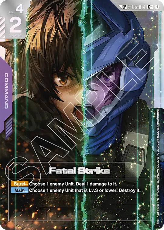 ST05-014, C, Fatal Strike (GD03 Special Rare)