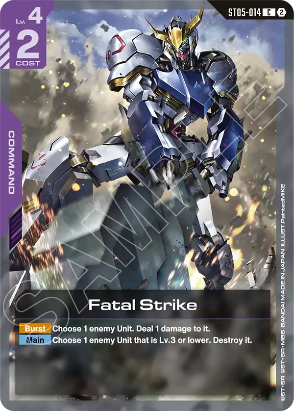 ST05-014, C, Fatal Strike (SC01 Reprint)