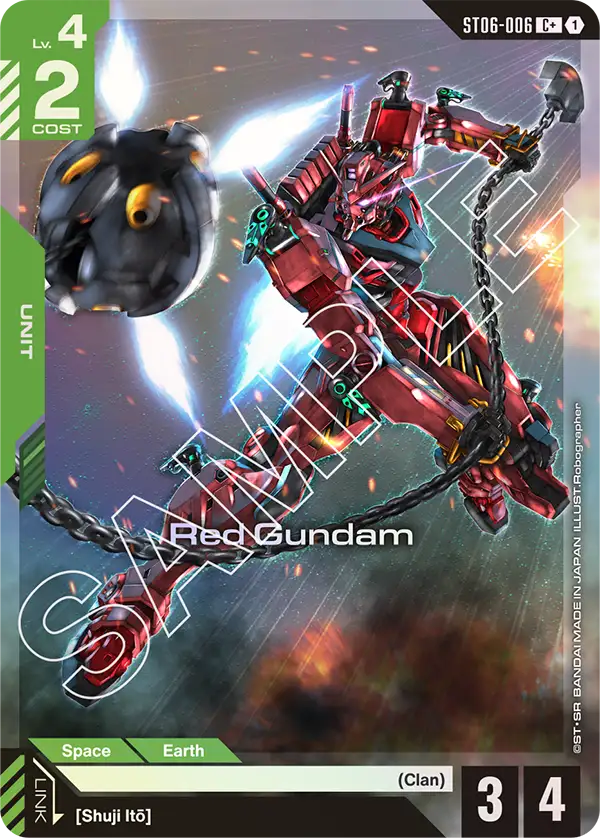 ST06-006, C, Red Gundam (Alternate Art)