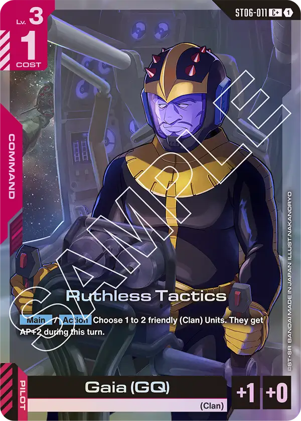 ST06-011, C, Ruthless Tactics (Alternate Art)