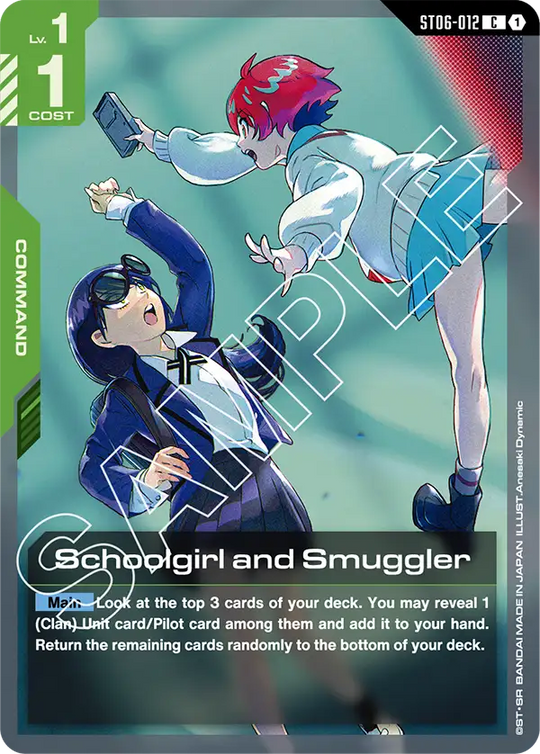 ST06-012, C, Schoolgirl and Smuggler