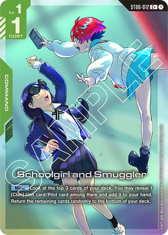 ST06-012, C, Schoolgirl and Smuggler (Alternate Art)