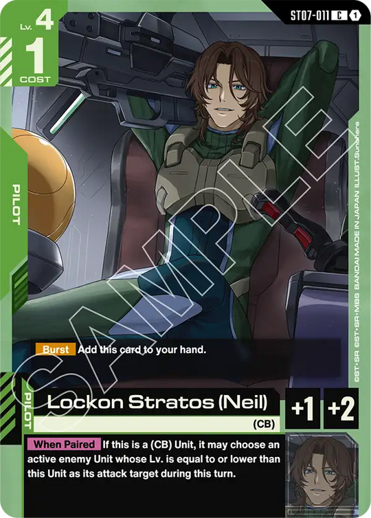 ST07-011, C, Lockon Stratos (Neil)