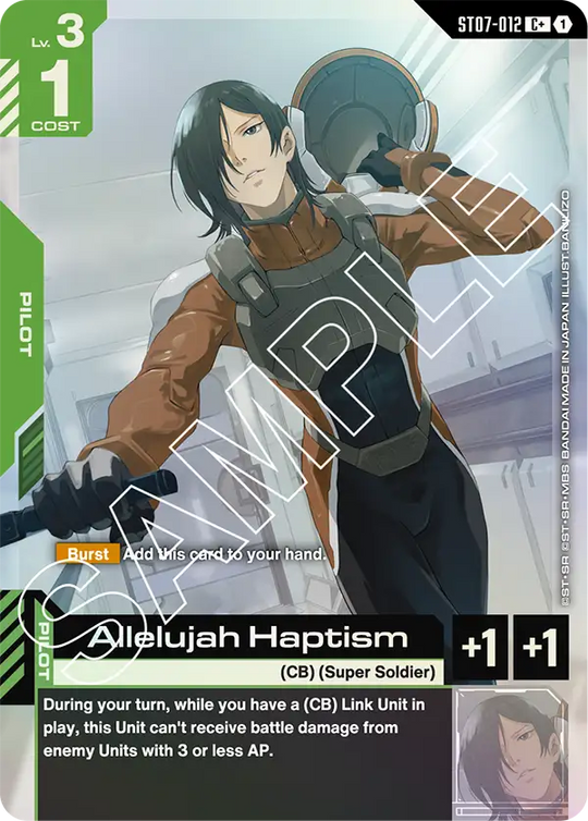 ST07-012, C, Allelujah Haptism (Alternate Art)