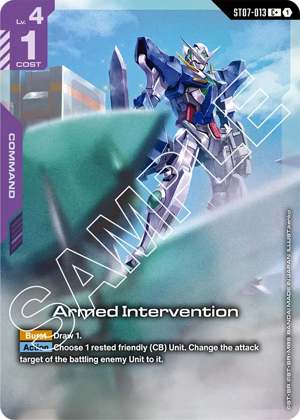 ST07-013, C, Armed Intervention (Alternate Art)