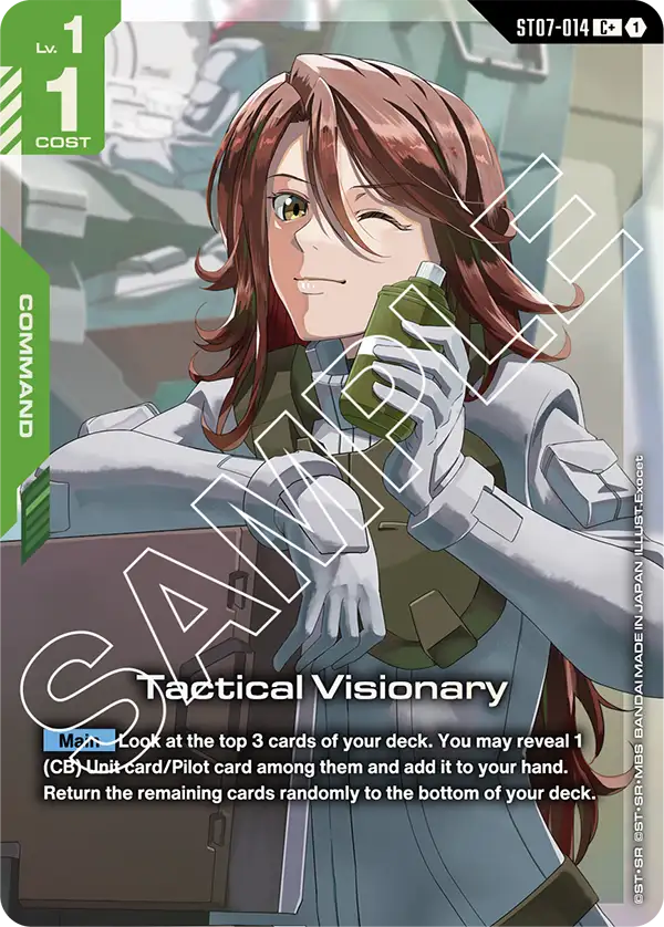 ST07-014, C, Tactical Visionary (Alternate Art)