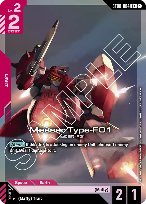 ST08-004, C, Messer Type-F01 (Alternate Art)