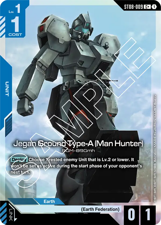 ST08-009, C, Jegan Ground Type-A (Man Hunter) (Alternate Art)