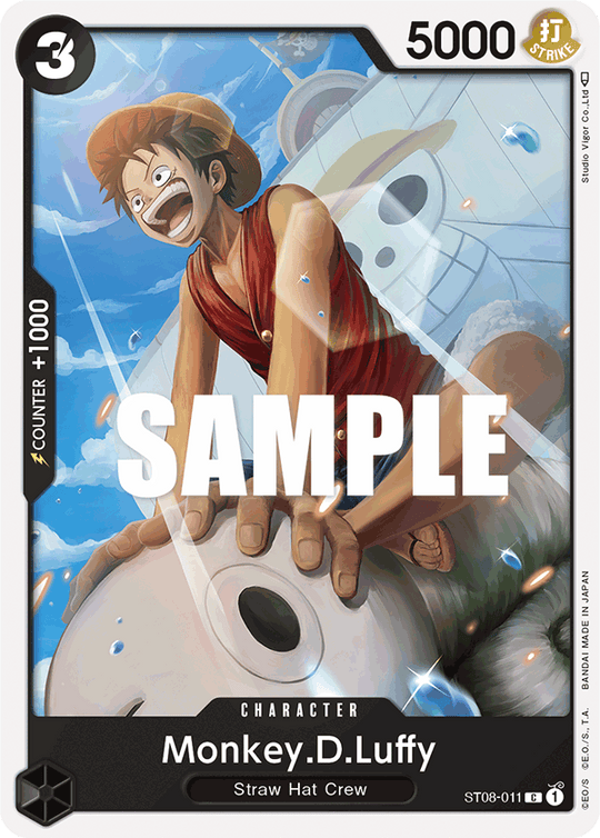 ST08-011, C, Monkey.D.Luffy (011)
