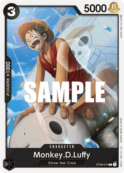 ST08-011, C, Monkey.D.Luffy (011)