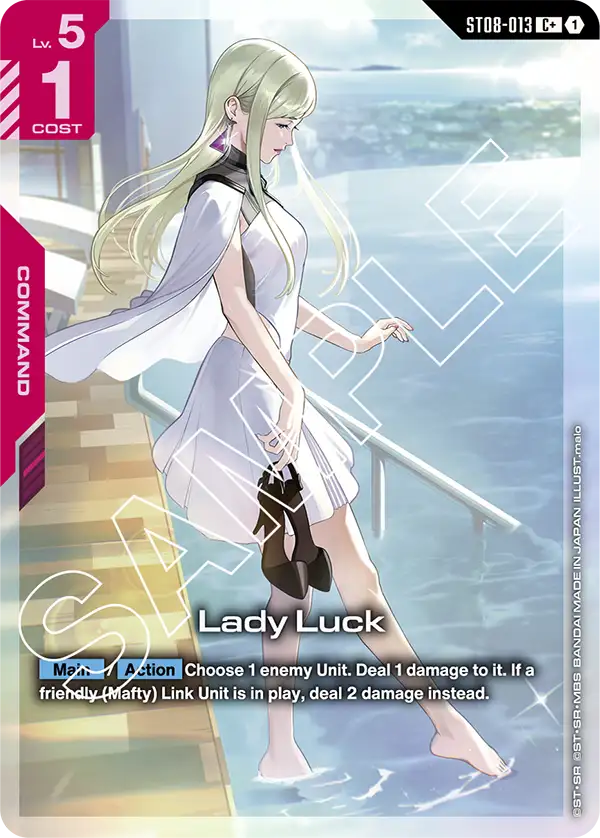 ST08-013, C, Lady Luck (Alternate Art)