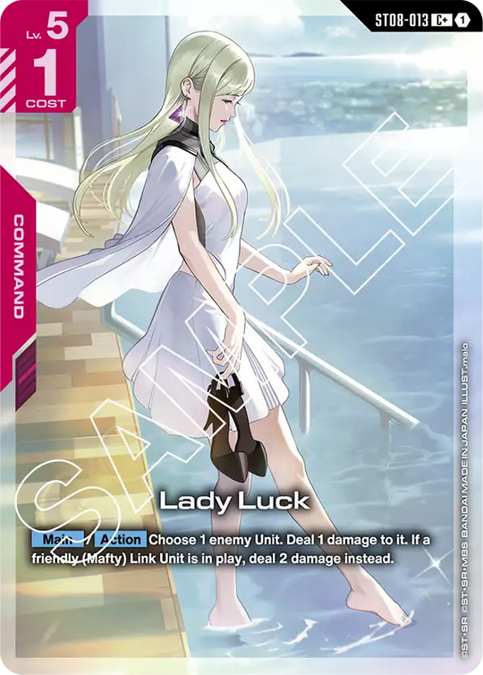 ST08-013, C, Lady Luck (Alternate Art)