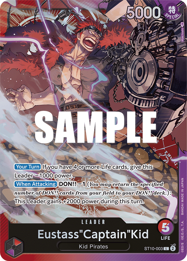 ST10-003, L, Eustass"Captain"Kid