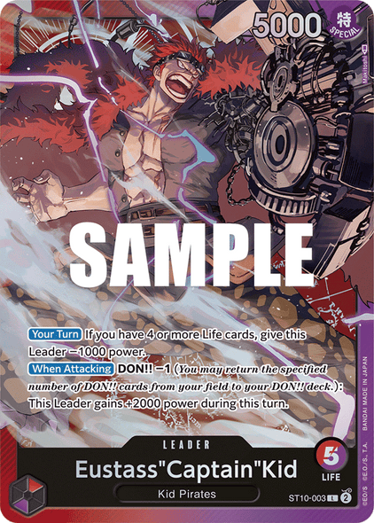 ST10-003, L, Eustass"Captain"Kid