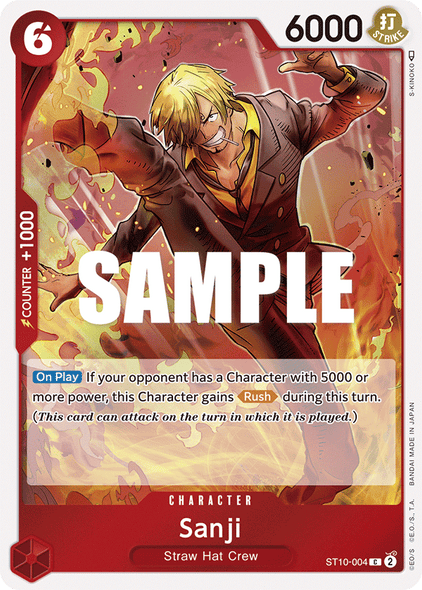 ST10-004, C, Sanji