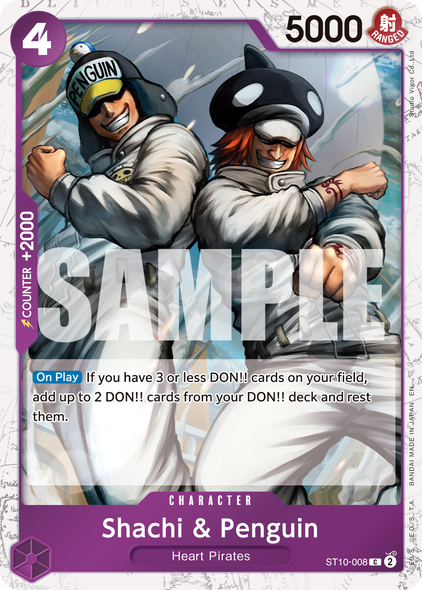 ST10-008, C, Shachi & Penguin (PRB02 Foil)