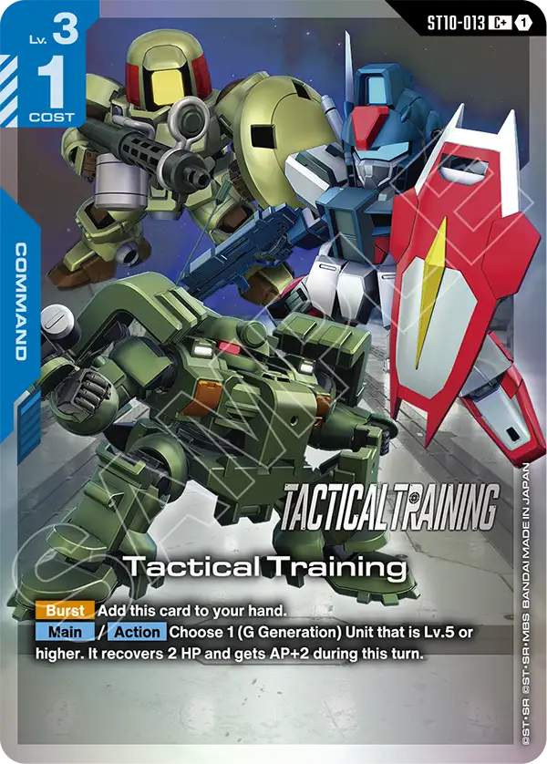 ST10-013, C, Tactical Training (Alternate Art)