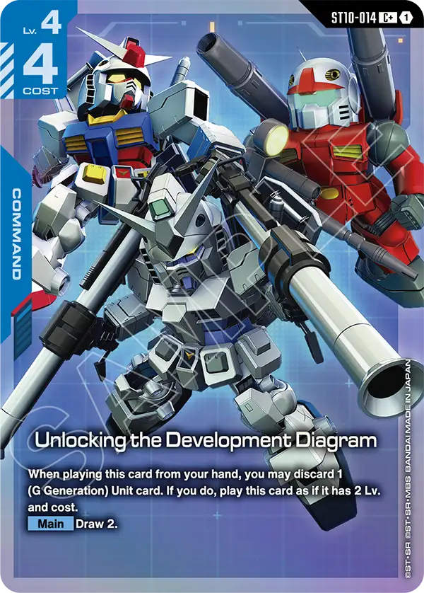 ST10-014, C, Unlocking the Development Diagram (Alternate Art)