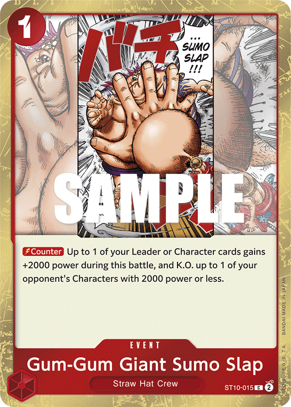 ST10-015, C, Gum-Gum Giant Sumo Slap