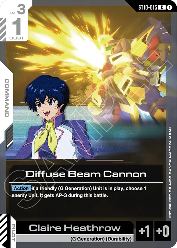 ST10-015, C, Diffuse Beam Cannon