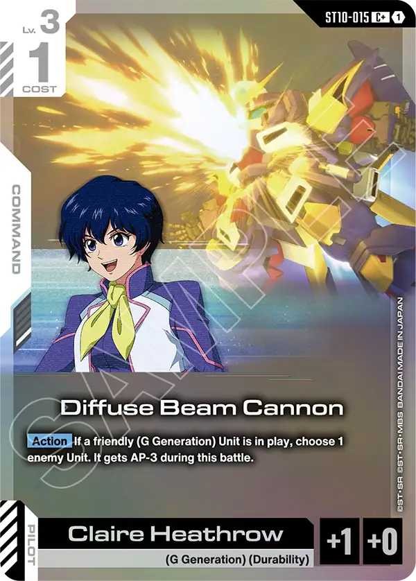 ST10-015, C, Diffuse Beam Cannon (Alternate Art)