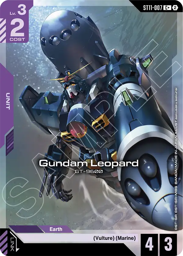 ST11-007, C, Gundam Leopard (Alternate Art)