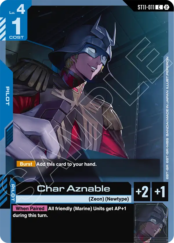 ST11-011, C, Char Aznable