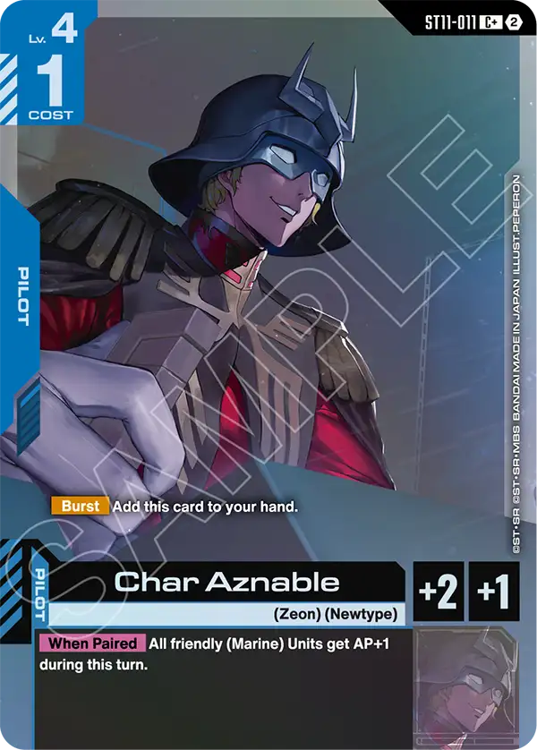 ST11-011, C, Char Aznable (Alternate Art)