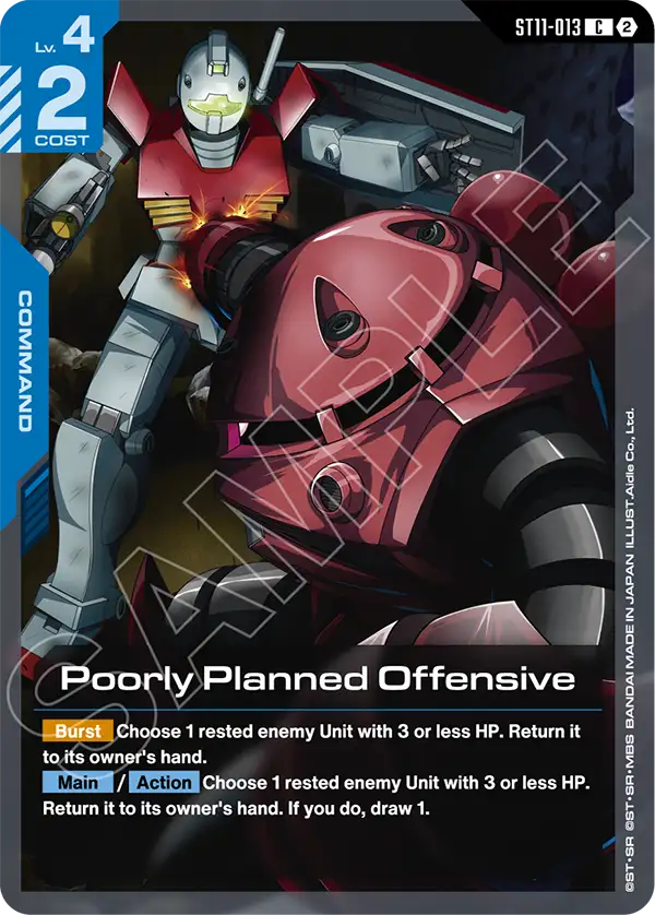 ST11-013, C, Poorly Planned Offensive