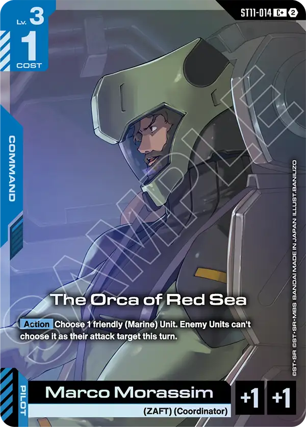 ST11-014, C, The Orca of Red Sea (Alternate Art)