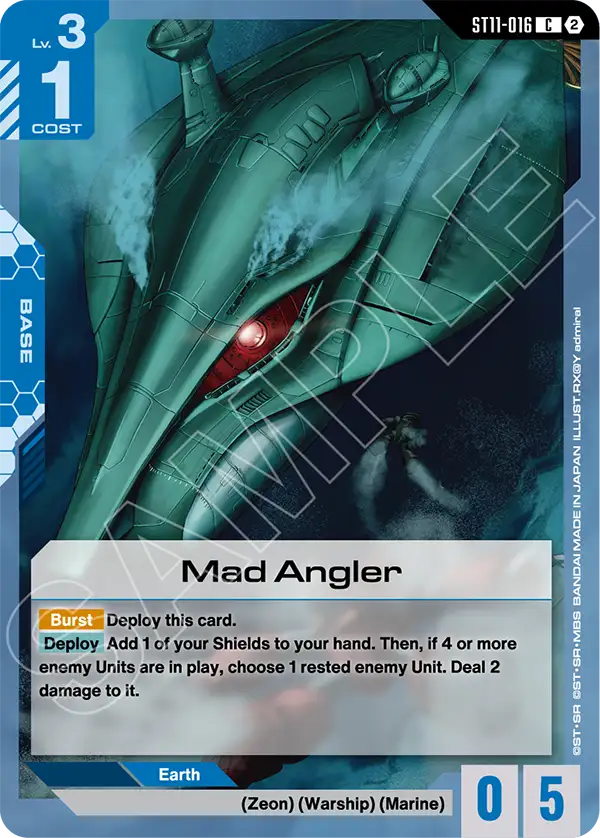 ST11-016, C, Mad Angler