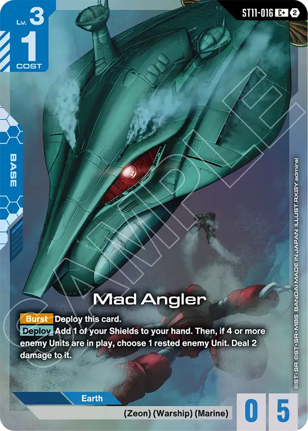ST11-016, C, Mad Angler (Alternate Art)