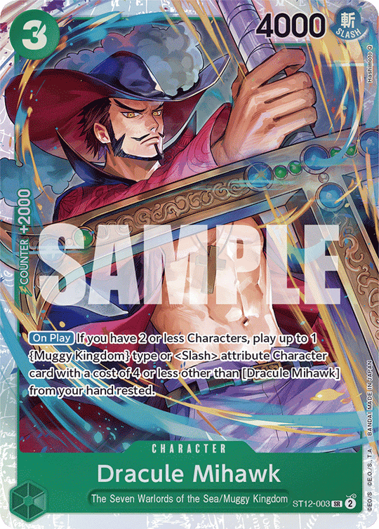 ST12-003, SR, Dracule Mihawk