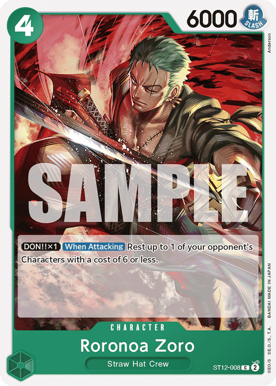 ST12-008, C, Roronoa Zoro