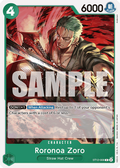 ST12-008, C, Roronoa Zoro