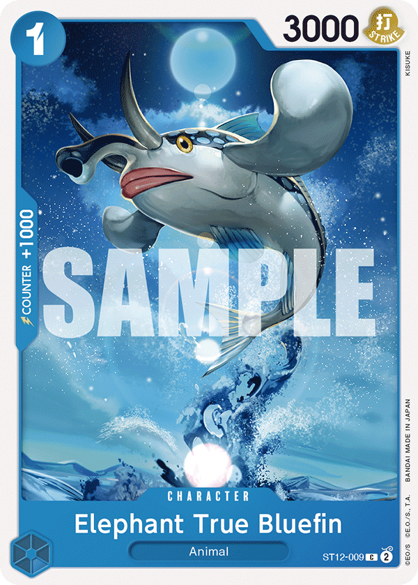 ST12-009, C, Elephant True Bluefin