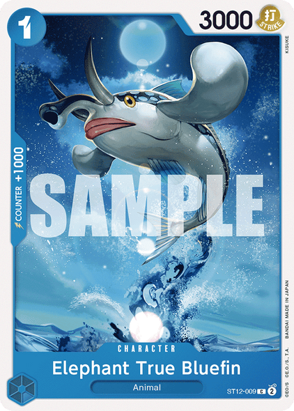 ST12-009, C, Elephant True Bluefin