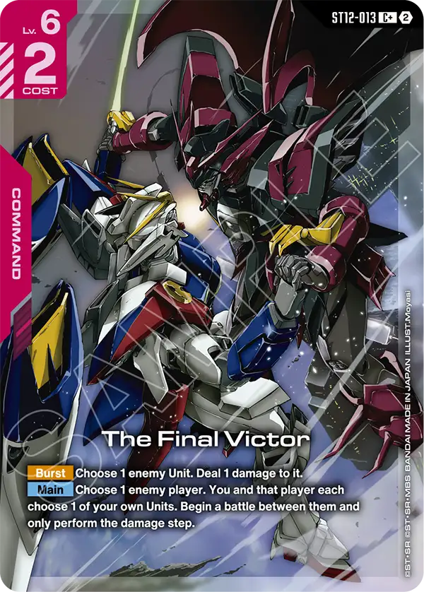 ST12-013, C, The Final Victor (Alternate Art)