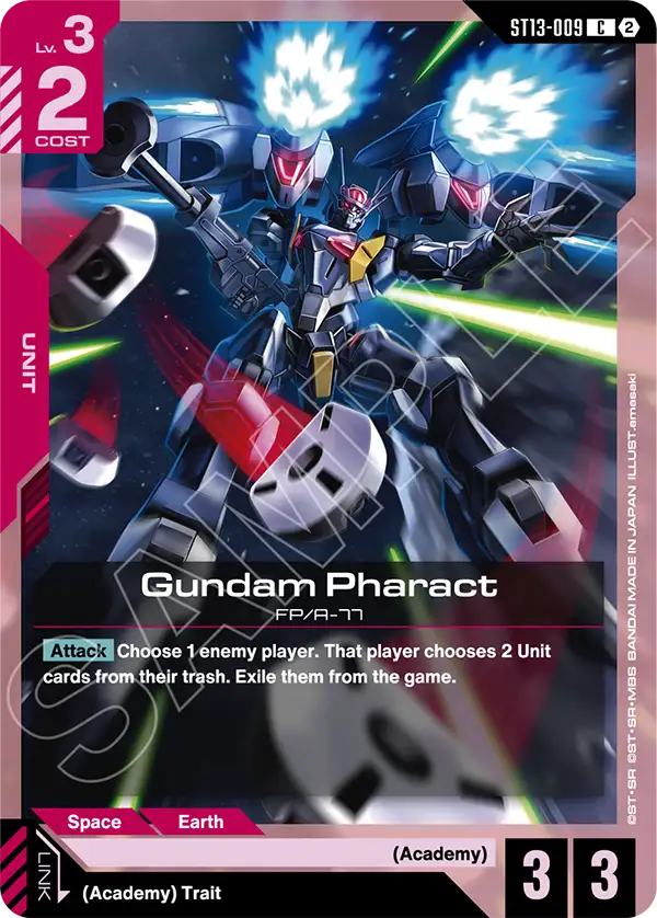 ST13-009, C, Gundam Pharact