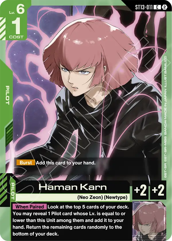 ST13-011, C, Haman Karn