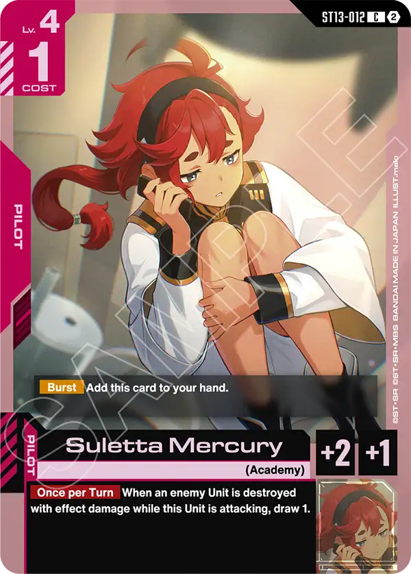 ST13-012, C, Suletta Mercury